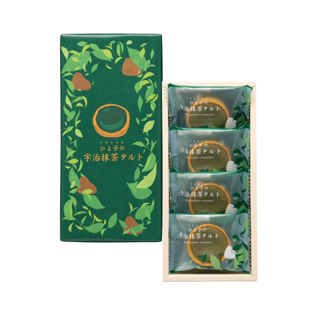 ひよ子の宇治抹茶タルト　4個入