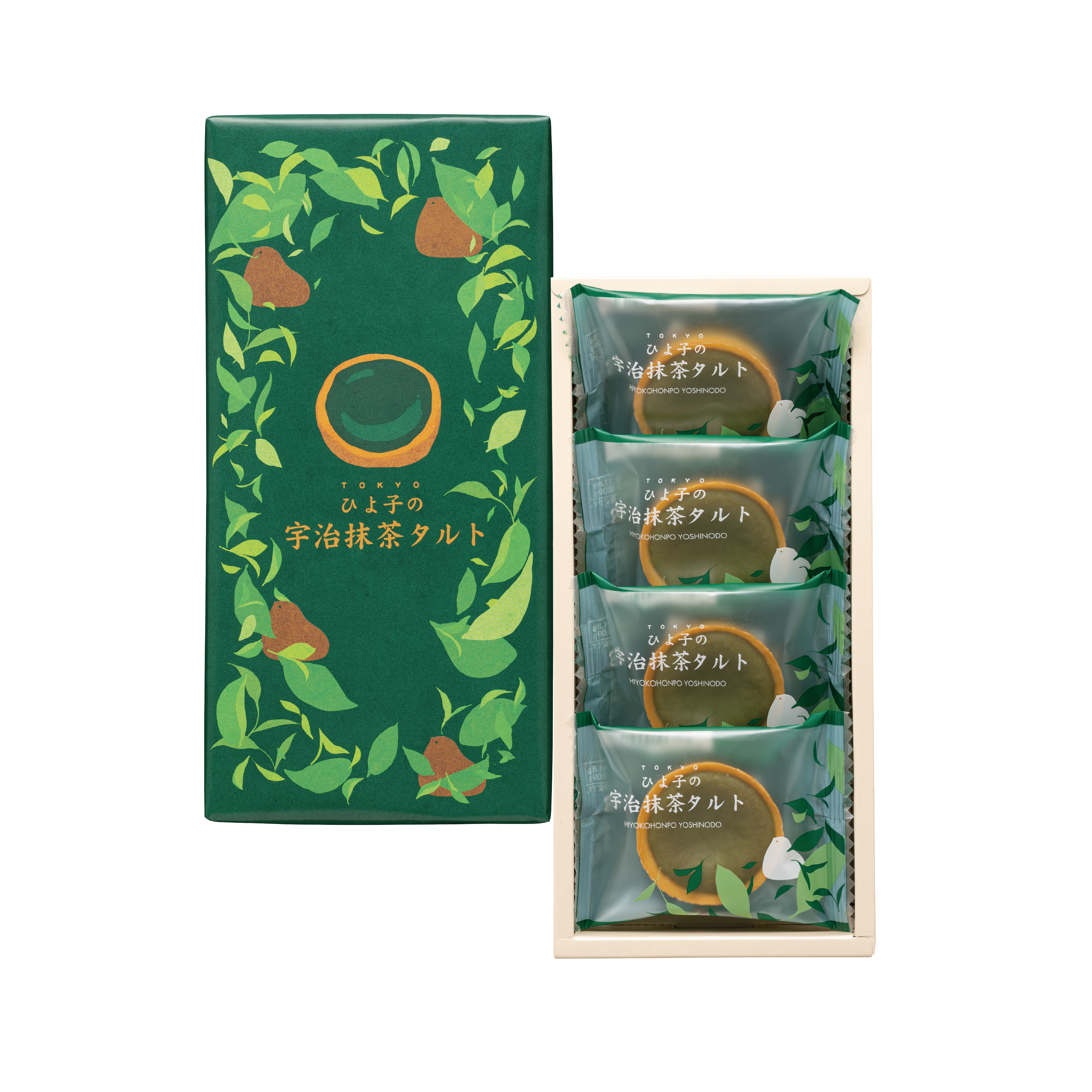 ひよ子の宇治抹茶タルト　4個入