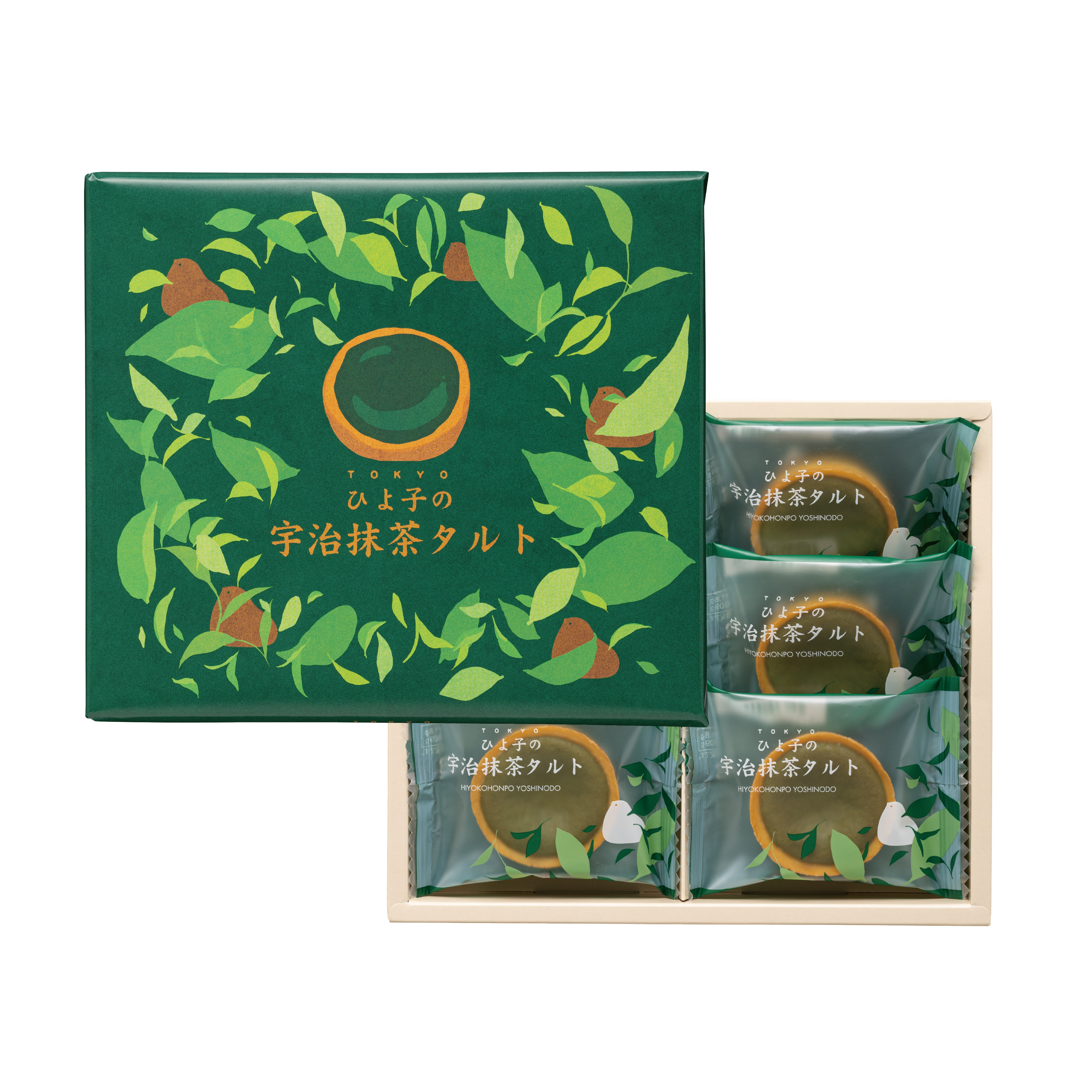 ひよ子の宇治抹茶タルト　6個入