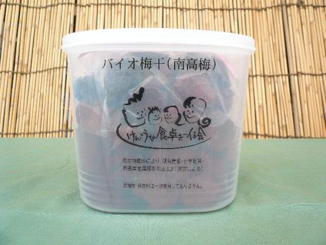 バイオ農法 おばあちゃんの「梅干」(南光梅） 1Kg