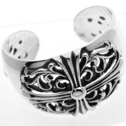 CHROME HEARTS(������ϡ���)���磻�ɥ��եХ󥰥�(�֥쥹��å�)��Wide Cuff Bangle