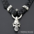 THIRTEEN DESIGNS(�����ƥ�����ǥ�����)   LEATHER LACE NECKLACE��KLN-1��