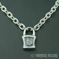 THIRTEEN DESIGNS(�����ƥ�����ǥ�����)   SHAPED LOCK 13 SPADE NECKLACE��KN-6��