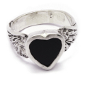 ALEX STREETER(����å������ȥ꡼����) ��ONXY HEART WING RING  ���˥����ϡ��ȥ����󥰥�󥰡�ALR742