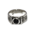 ALEX STREETER(����å������ȥ꡼����)  MEDIVAL RING w/ONYX ALR476