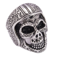 BWL(�ӥ륦������쥶��)   Medium Master Skull Ring w/Hemet  R409
