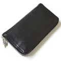 CHROME HEARTS(������ϡ���)  REC F ZIP #2 ������å�/�֥�å��쥶�����ץ졼�󡡺���