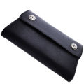 CHROME HEARTS(������ϡ���)���������֡��������ܥ��󡦥֥�å����إӡ��쥶����Wave Wallet Black Heavy Leather w/Cross Buttons