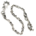 TRAVIS WALKER(�ȥ�����������)��Dragon Hook Tail 2 Beasts w/Infinity Cross links Wallet Chain  WCS018