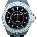 ����ͥ롡CHANEL��J12��H2014���٥�������䡡��󥺡�����ߥå�����ư������42mm��200m�ɿ塡�֥�å�