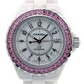 ����ͥ롡CHANEL��J12��H1182��38mm���ۥ磻�ȥ���ߥå����ԥ󥯥��ե������٥��롡���