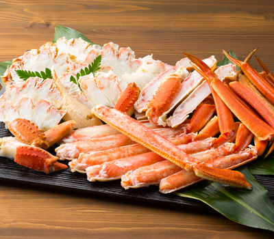 ボイルずわいがに足 半殻むき