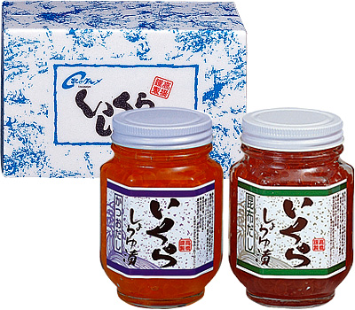 いくら醤油漬け（かつおだし・昆布だし） 各180g