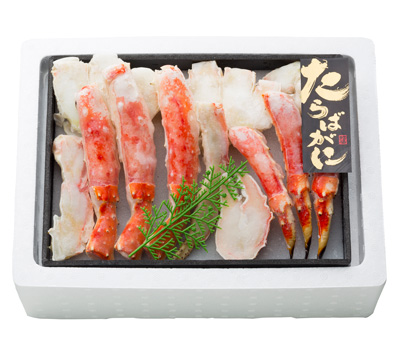 たらばがに足 半殻むき