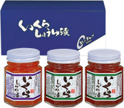 いくら正油漬け（かつおだし×1・昆布だし×2） 各100g