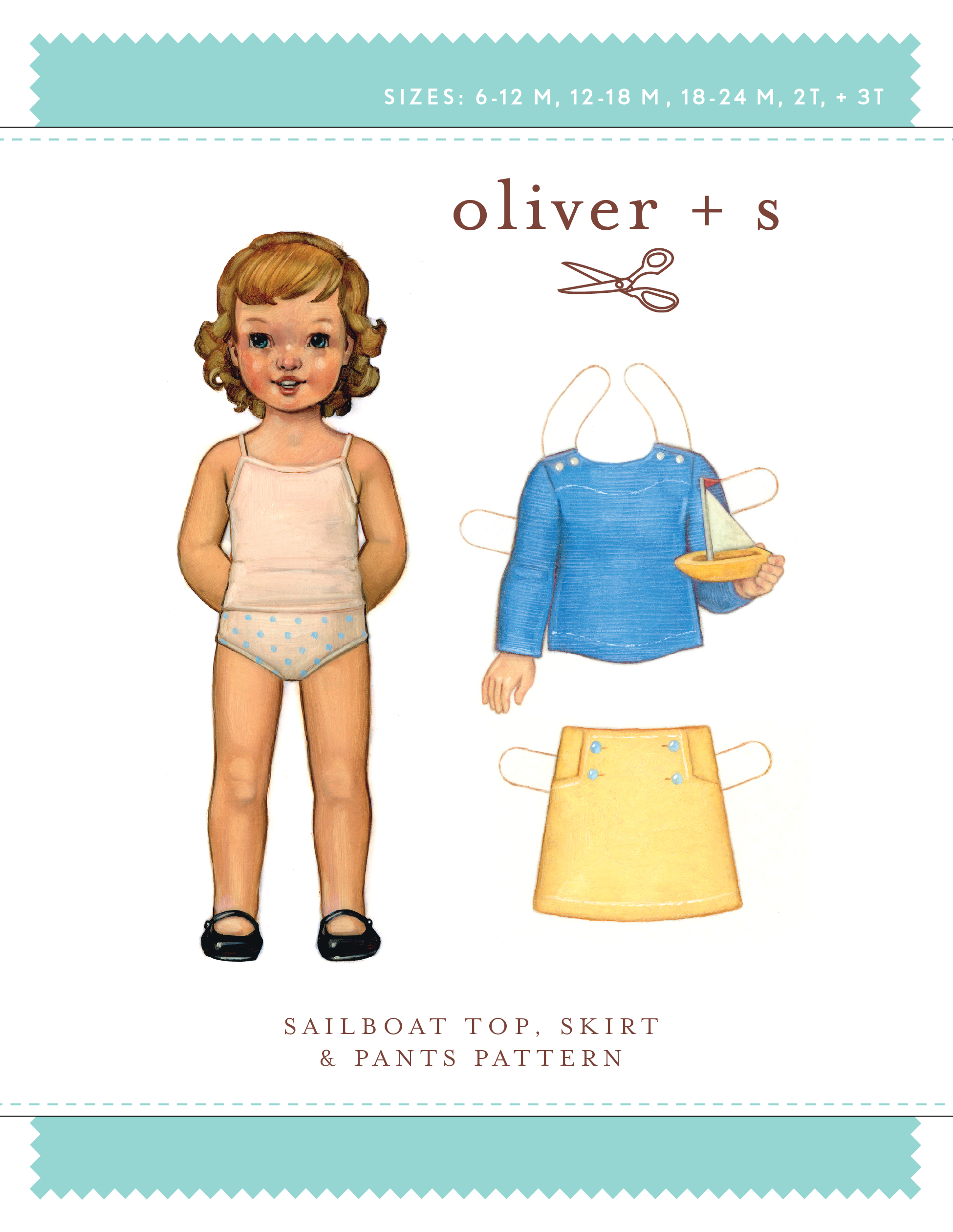 Sailboat Top + Skirt + Pants