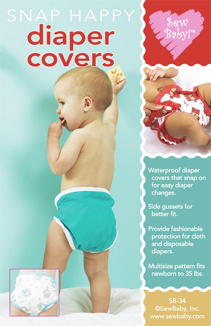 【日本語訳付】Sew Baby! 輸入型紙 Diaper Covers/おむつカバー