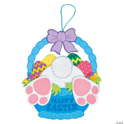 [12個組]【子どもイースター工作キット E-07】イースター バニーボトム サインキット