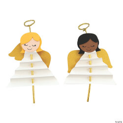 [12個組]【子どもクリスマス工作キット12】 クリスマス エンジェル クラフトキット