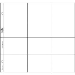 【スクラップブッキング】project life（プロジェクトライフ【12x12インチ プロテクター】デザインB 12枚入 #380005）