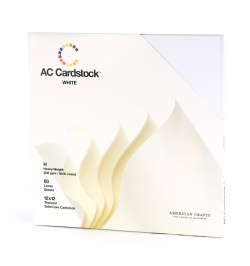 �ڥ�����åץ֥å��� ̵�����ڡ��ѡ����å� 12�������12X12 american crafts card stock - white�ʥۥ磻�ȡ����