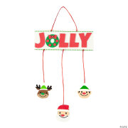 [12個組]【子どもクリスマス工作キット10】 Jolly クリスマス モビールキット