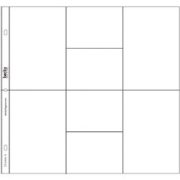 【スクラップブッキング】project life（プロジェクトライフ【12x12インチ プロテクター】デザインD 12枚入 #380007）