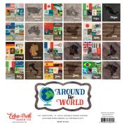 【スクラップブッキング ページキット 12インチ】12x12 echo park paper - around the world collection kit（アラウンドザワールド コレクションキット）