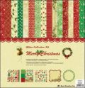 �ڥ�����åץ֥å��󥰥ڡ������å�12�������12x12 best creation glitter collection kit - merry christmas�ʥ�꡼���ꥹ�ޥ���