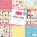 �ڥ�����åץ֥å��� �ڡ������å� 12�������12x12 grant studios - bubblegum girl�ʥХ֥륬�� �������