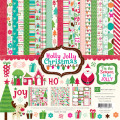 �ڥ�����åץ֥å��� �ڡ������å� 12�������12x12 echo park paper - holly jolly christmas�ʥۥ꡼����꡼ ���ꥹ�ޥ���