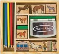 �ڻҶ�����åȡ�stamp set - horses�ʥ�����ץ��å� - �ϡ�