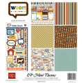 �ڥ�����åץ֥å��� �ڡ������å� 12�������12x12 echo park paper mini themes woof�ʥߥ˥ơ��� �ɥå���