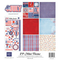 �ڥ�����åץ֥å��� �ڡ������å� 12�������12x12 echo park paper mini themes 4th of july�ʥߥ˥ơ��� 4th ���� ����饤��