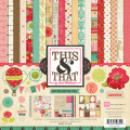 �ڥ�����åץ֥å��� �ڡ������å� 12�������12x12 echo park paper - this & that graceful�ʥǥ��������å� ���졼���ե��
