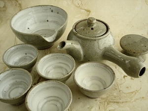 甕器土　５人茶器セット