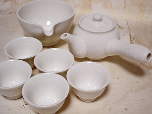 白磁 5人茶器セット