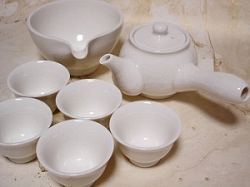 白磁 5人茶器セット
