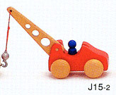 クレーン車(小)　赤