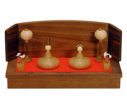 三浦忠司 ひな一段セット【2023完売】 木のおもちゃ専門店 こどもの木