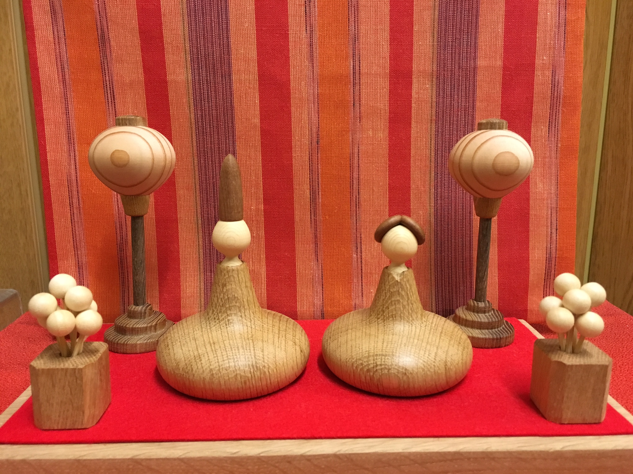 三浦忠司　ひなセット（黒）・花付【生産中止】