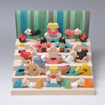 小黒三郎　里山円武者五段飾り　【送料当店負担】【在庫有】