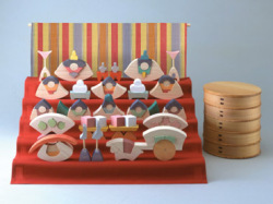 小黒三郎　楕円びな五段飾り（普通垂幕）【10％OFF】【送料当店負担】【在庫有】