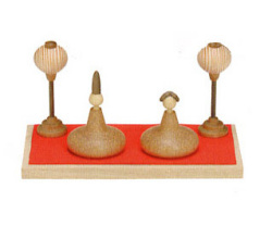 三浦忠司　ひなセット（黒）【生産中止】