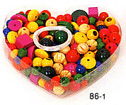 ハート入りビーズ(小)