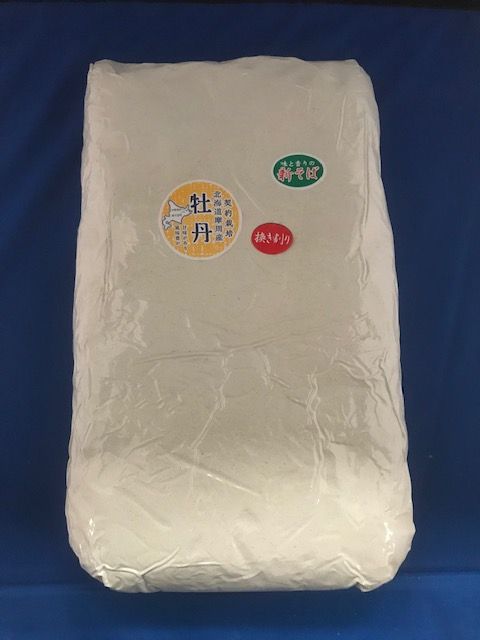 令和6年産!!北海道摩周産牡丹そば・挽き割り石臼挽き粉【5kg】