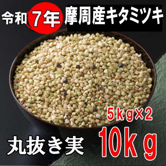 令和7年産!!北海道産キタミツキ・丸抜き実【10kg】5kg×2