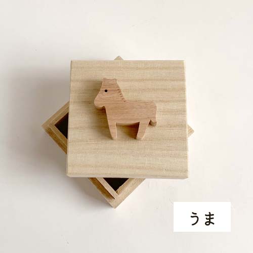 干支付き桐の臍帯箱|さいたい箱(へその緒ケース)