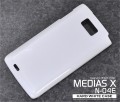 MEDIAS X N-04E�ѥϡ��ɥۥ磻�ȥ�����dn04e-01wh