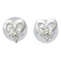 K18WG��������ɥϡ��ȥե��ԥ��� FKS1423��D8-0.04ct��